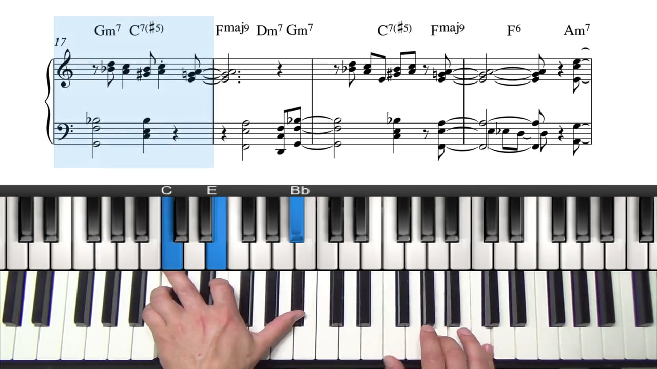 christmas jazz piano tutorial