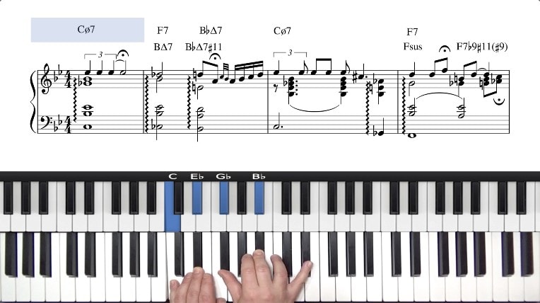 How To Play Like Bill Evans Drop 2 Voicings & Inner Voice Movement